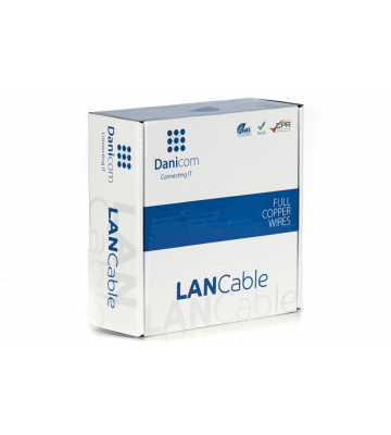DANICOM CAT6 UTP 50m câble sur bobine rigide -  LSZH (Dca)