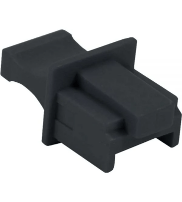 Cache pour ports RJ45 inutilisés - noir