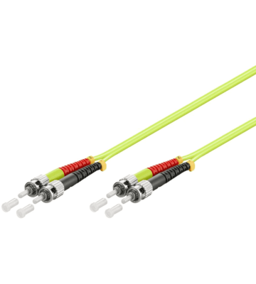 Câble à fibre optique ST-ST OM5 (optimisé pour laser) 1 m