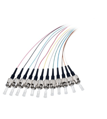 OM4 Fibre de verre Pigtail Coloré Set St - 12 pièces