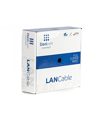 DANICOM CAT6 FTP 50m câble sur bobine rigide -  LSZH (Dca)
