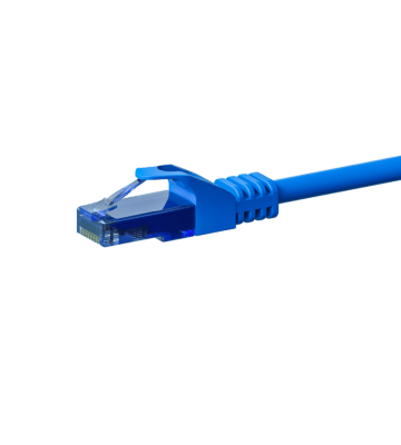 Câble CAT6A UTP 100% cuivre bleu - 5m