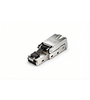 Connecteur RJ45 CAT6A S/FTP sans outillage - pour câble rigide