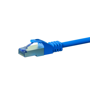 Câble CAT6A S/FTP (PIMF) 100% cuivre bleu - 5m