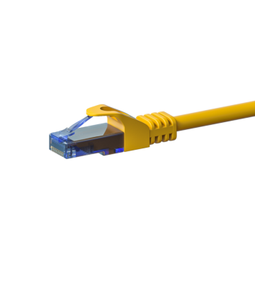 Câble CAT6A UTP 100% cuivre jaune - 5m