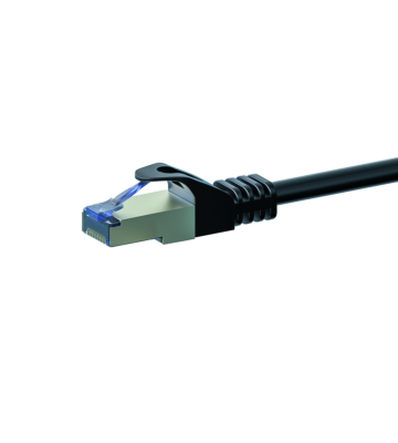 Câble CAT6A S/FTP (PIMF) 100% cuivre noir - 5m