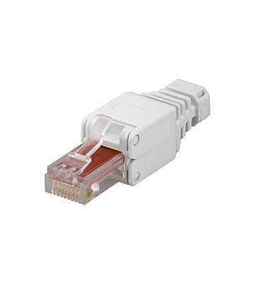 Connecteur RJ45 Cat6 UTP sans outil - pour câble flexible et rigide