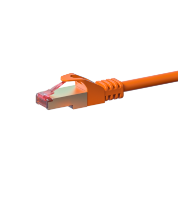 Câble CAT6 SSTP / PIMF Orange - 5m