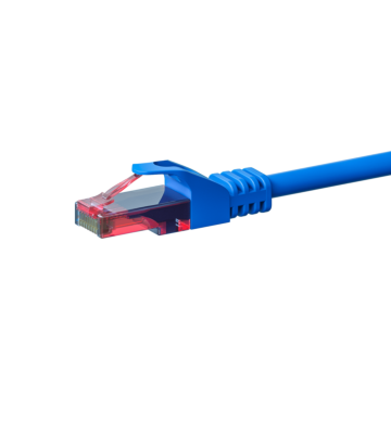 Câble CAT6 UTP 100% cuivre bleu - 50m