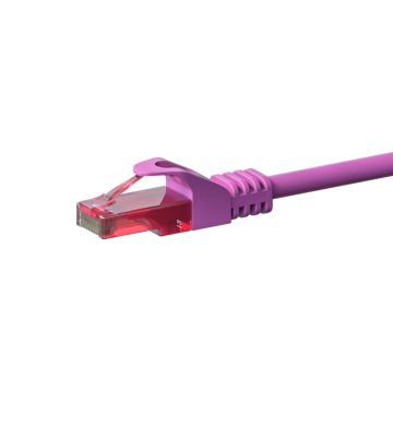 Câble CAT6 UTP 100% cuivre rose - 50m