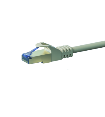 Câble CAT6A S/FTP (PIMF) 100% cuivre gris - 15m
