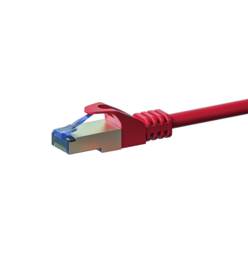 Câble CAT6A S/FTP (PIMF) 100% cuivre rouge - 0.25m