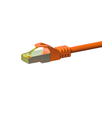 Câble CAT7 SFTP / PIMF Orange - 15m