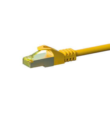 Câble CAT7 SFTP / PIMF Jaune - 50m