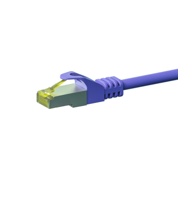 Câble CAT7 SFTP / PIMF Violet - 0.25m