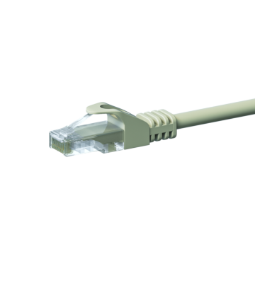 Câble CAT5e UTP CCA gris - 0.25m
