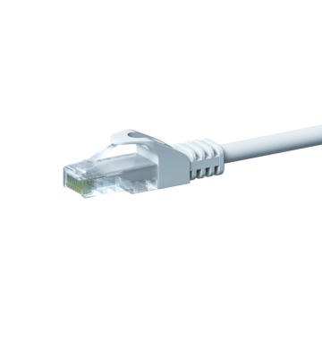 Câble CAT5e UTP CCA blanc - 15m