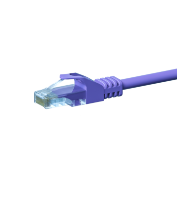 Câble CAT5e UTP CCA violet - 15m