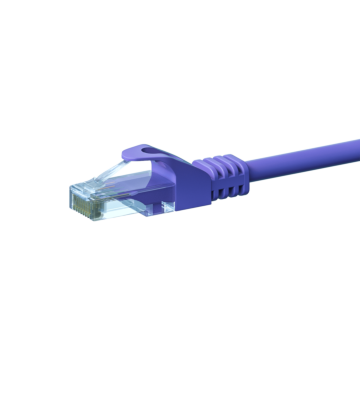 Câble CAT6 UTP CCA violet - 15m
