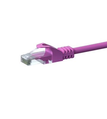 Câble CAT6 UTP CCA rose - 15m