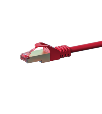 Câble CAT6 SSTP / PIMF Rouge - 15m