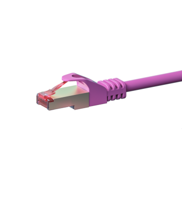 Câble CAT6 SSTP / PIMF Rose - 15m