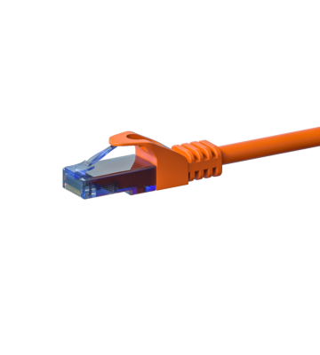 Câble CAT6A UTP 100% cuivre orange - 5m