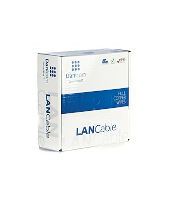 Câble sur bobine DANICOM CAT6 UTP Flexible - PVC (FCA) - 50m