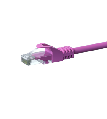 Câble CAT6 UTP CCA rose - 5m