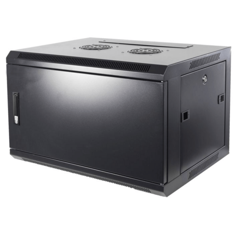 Baie murale 4U avec porte métallique 600 x 450 x 280 mm (LxPxH)