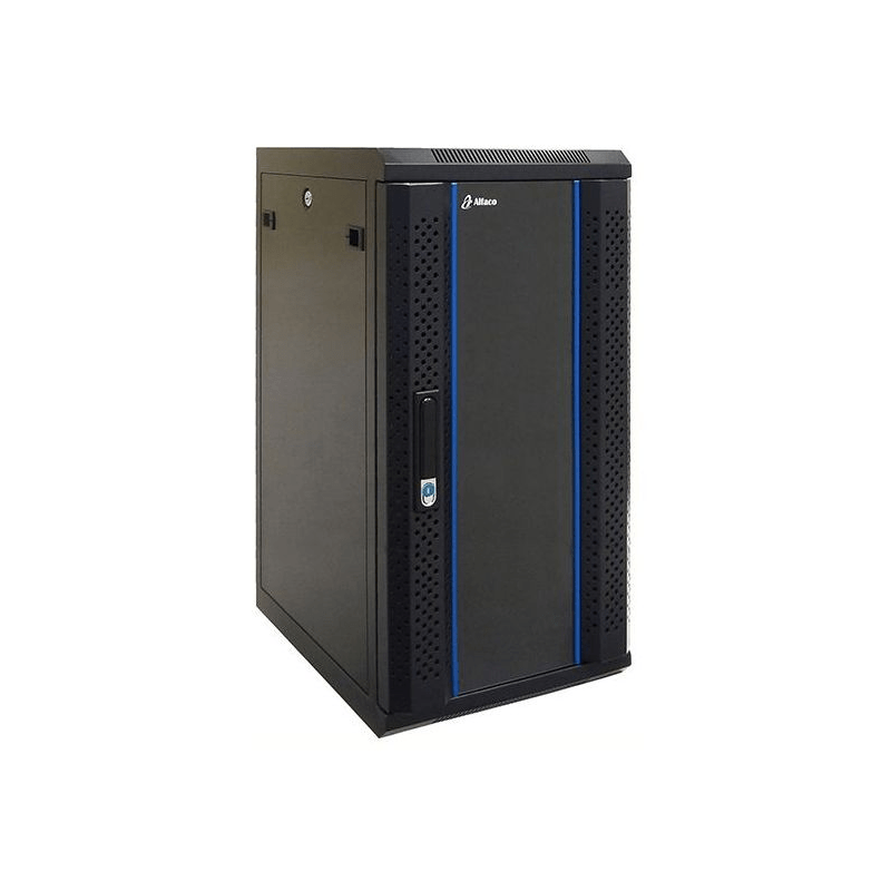 Baie serveur 15U 10 pouces avec porte en verre 370x450x770mm (LxPxH)