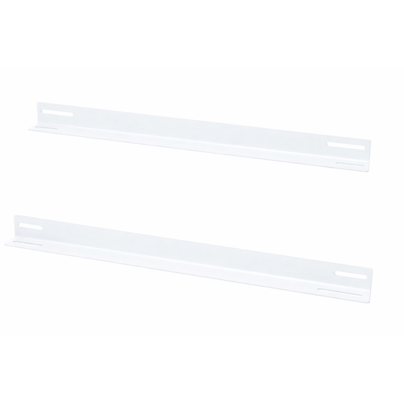 Pack de 2 L-Profil adapté aux baies murales de 600 mm de profondeur - blanc
