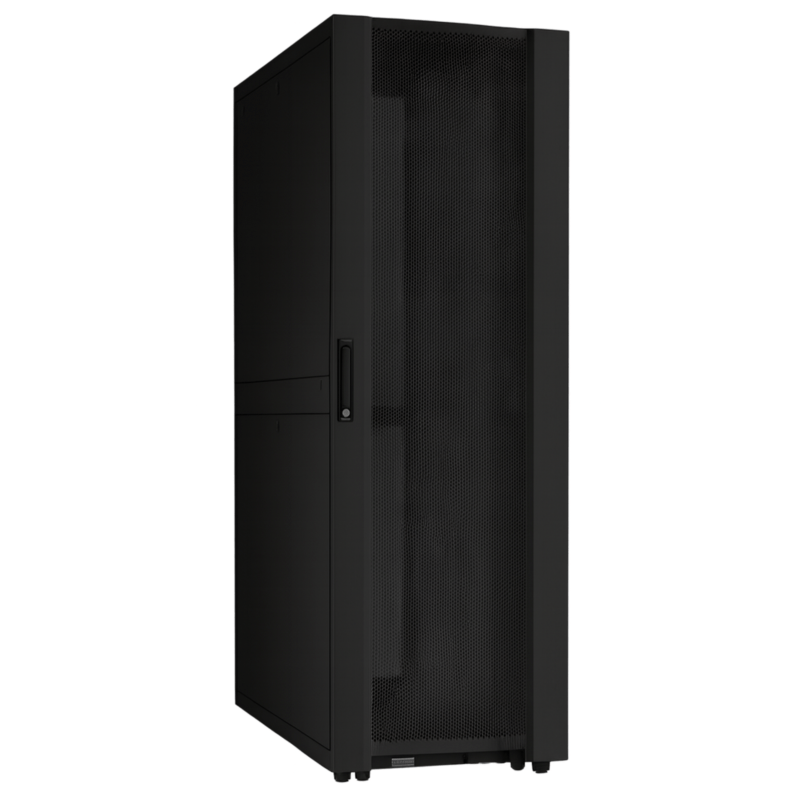 Baie de serveur pour datacenter 48U avec porte perforée 600x1200x2250mm (LxPxH)