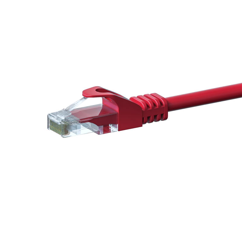 Câble Cat5e UTP 100% cuivre rouge - 2m