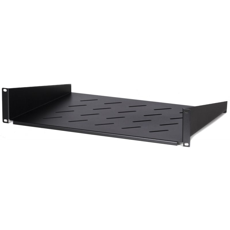 Etagère de 350 mm de profondeur 2U pour baies murales de 450 mm de profondeur (max. 15 kg)