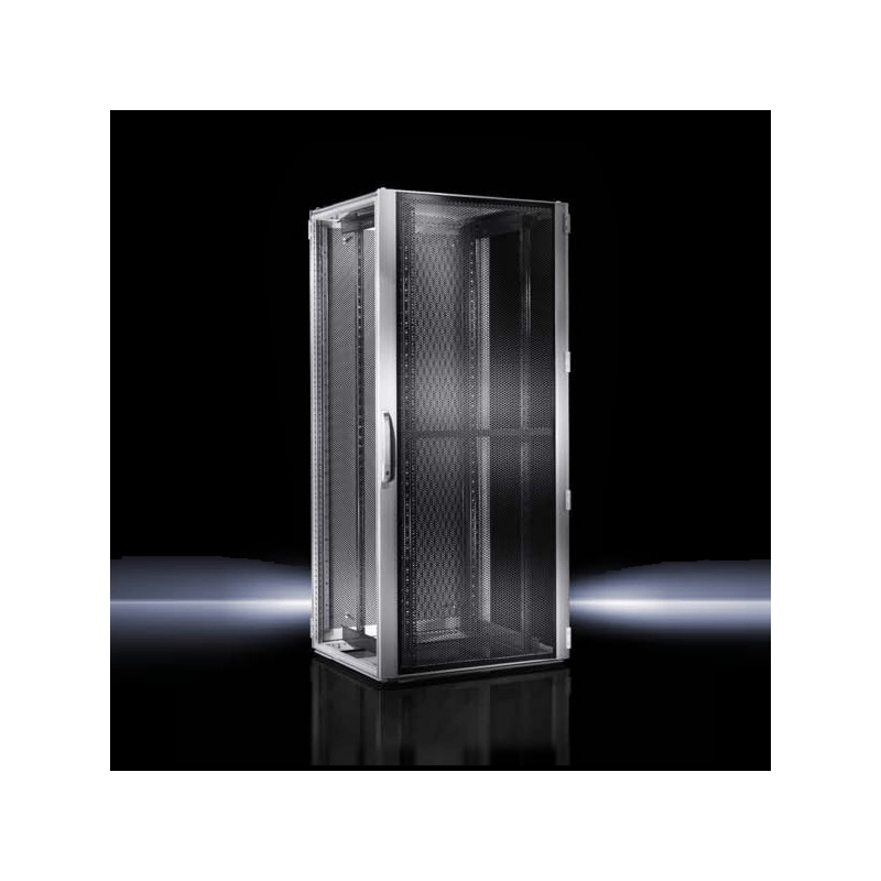 Baie de serveur Rittal TS IT 42U avec portes perforées, dimensions (BXHXD) 800x2000x1000mm