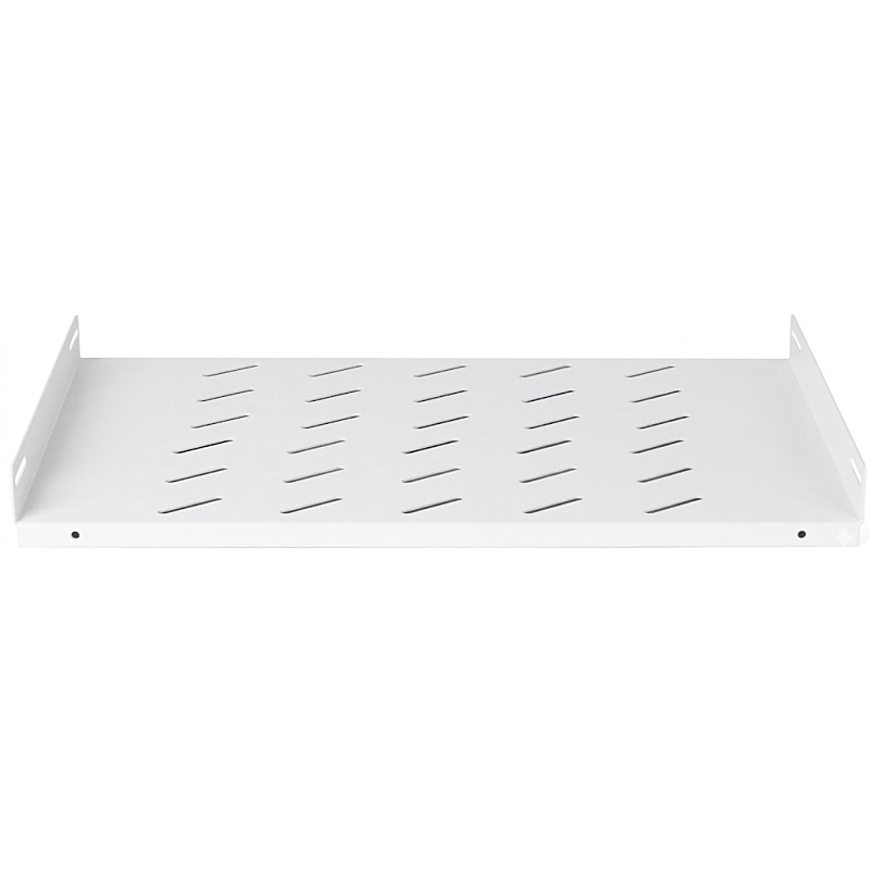 Étagère blanche pour baie murale de 600 mm de profondeur - 1U