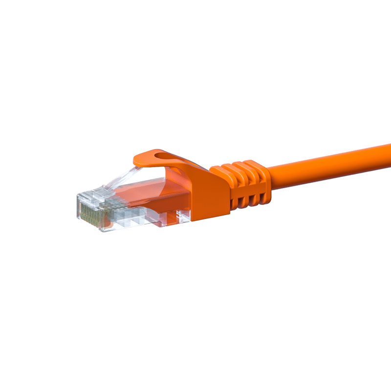 Câble CAT5e UTP CCA orange - 2m