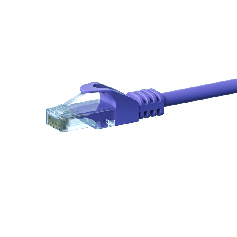 Câble CAT6 UTP CCA violet - 5m