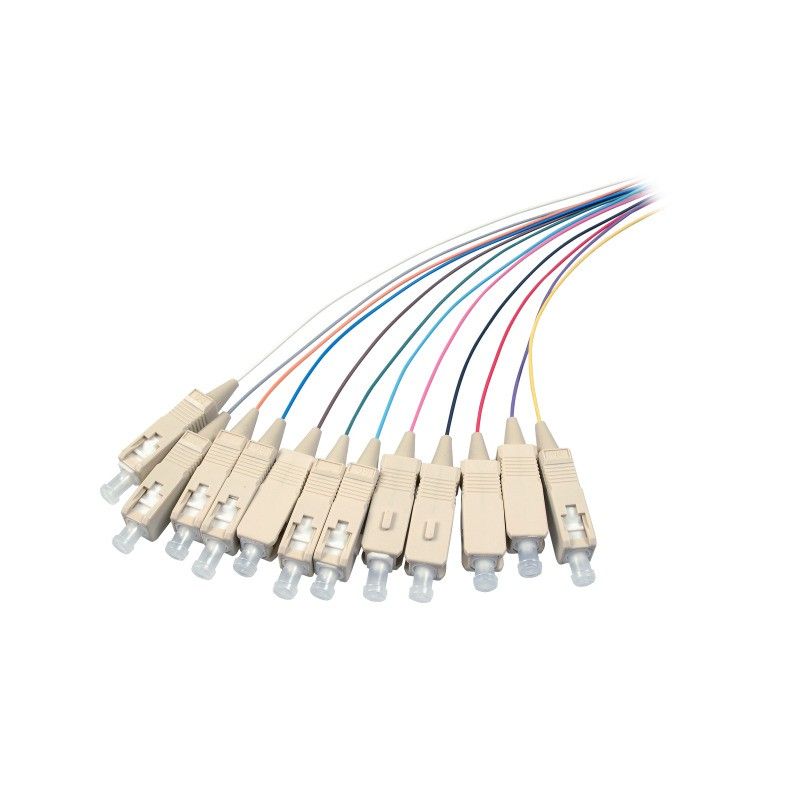 OS2 Fibrederglass Pigtail Coloré Set SC / PC - 12 pièces