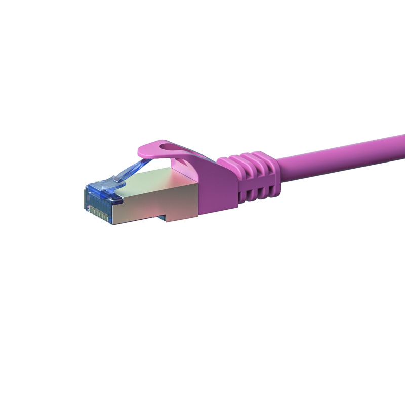 Câble CAT6A S/FTP (PIMF) 100% cuivre rose - 2m