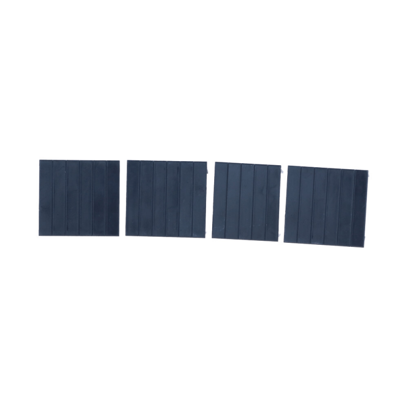 Plaques de recouvrement pour rail switch DIN 3U, jeu de 4