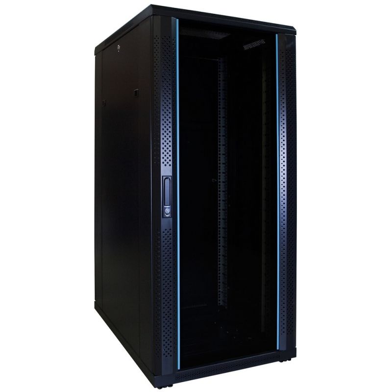 Étui serveur 27U non assemblé avec porte en verre 600x800x1400mm (LXPXH)