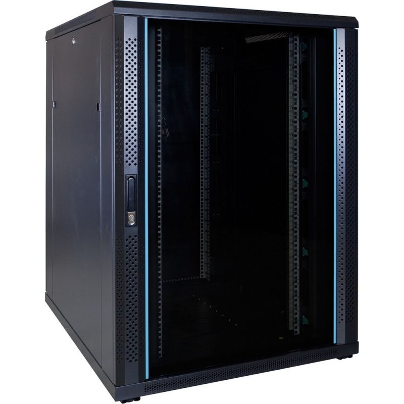 Baie de serveur 22U avec porte en verre 800x1000x1200mm (LXPXH)