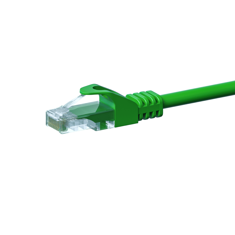 Câble CAT5e UTP CCA vert - 2m