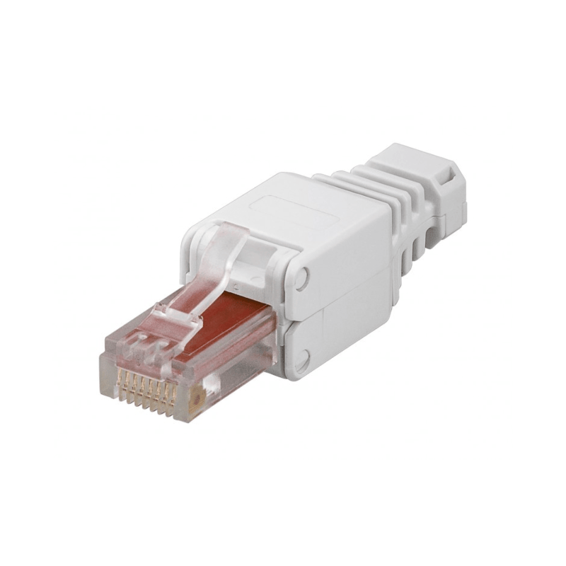 Connecteur RJ45 Cat6A UTP sans outil - pour câble flexible et rigide
