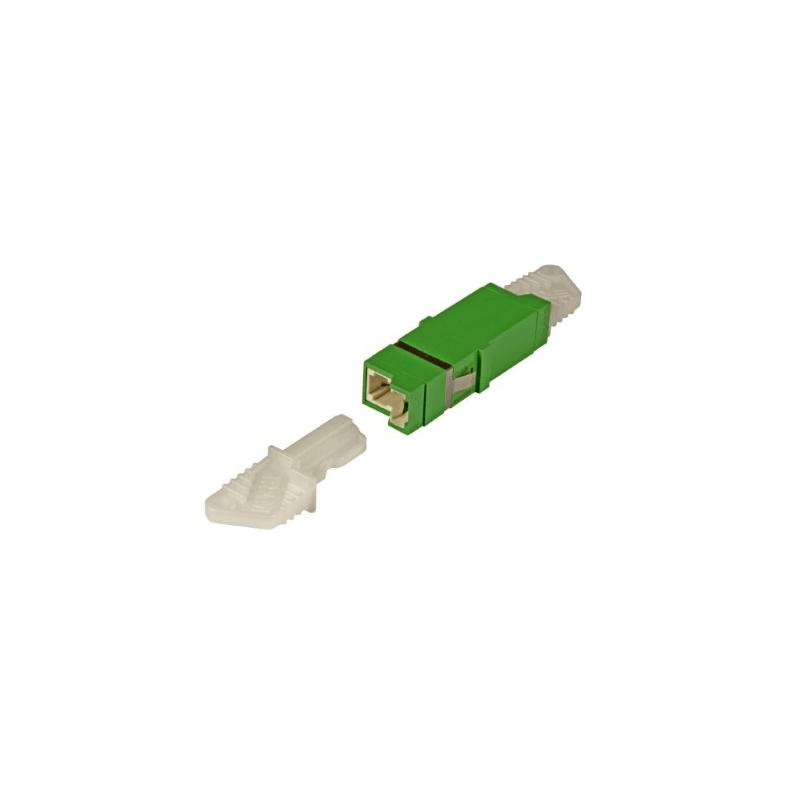 Couplage Keystone Singlemode E2000-E2000 Simplex Vert