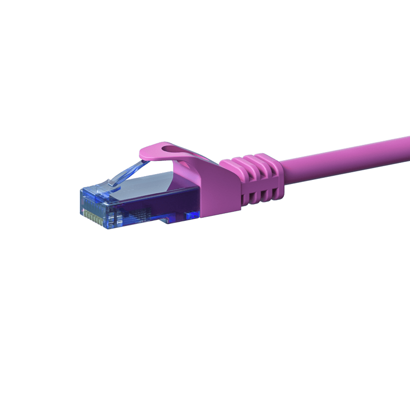 Câble CAT6A UTP 100% cuivre rose - 2m