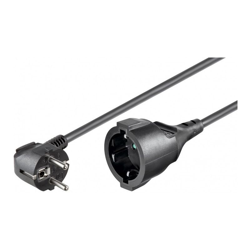 Câble d'alimentation Schuko 5m Noir
