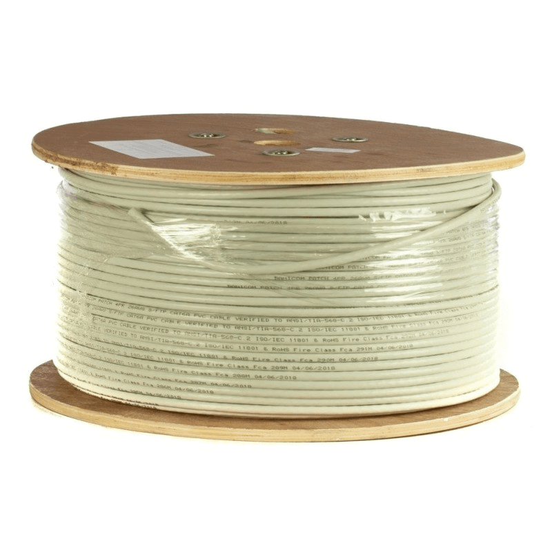 DANICOM CAT6A SFTP 305m câble sur bobine rigide - LSZH (B2ca)